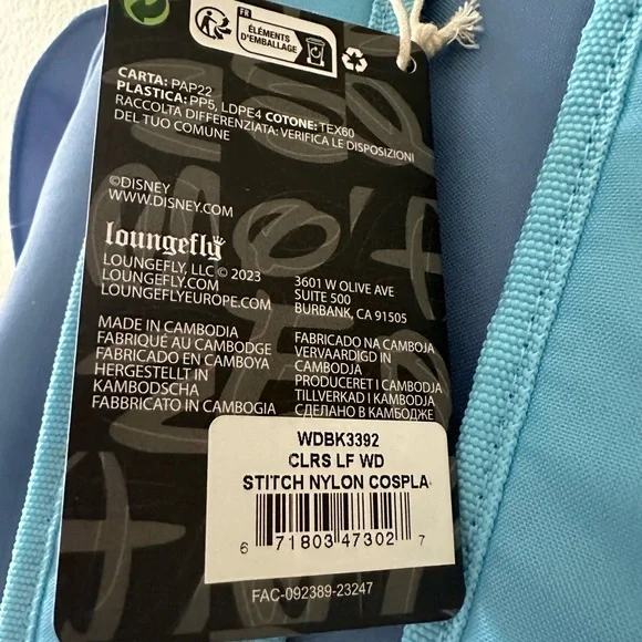 NWT Full-Size Loungefly Disney Stitch Heart Cosplay Backpk Claire’s Exclusive 🫶🩷 - Picture 5 of 14